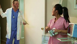 A Sweet Nurse Gets Fucked Hard By An Angry Doctor