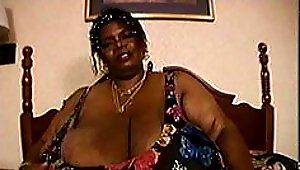 Curvaceous Bbbw  Norma Stitz Massages Her Humongous Natural Rack
