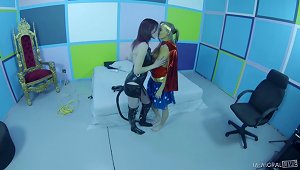 Superhero Sluts With Lean Bodies Pleasure His Dick In Pov
