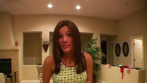 Reality Video Of A Sexy Amateur Feeling Her Tits Through Her Shirt