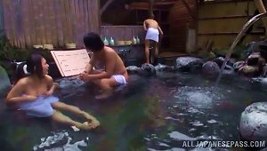 Doggy Style In The Japanese Sauna With A Sassy Asian Babe