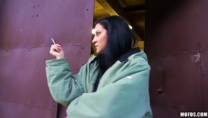 Clair Brooks Smokes A Cigarette And Then Rides A Dick