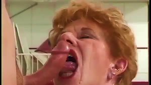Redhead Granny Diane Richards Blows And Gets Fucked In The