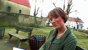 Lucky Day Out With Sexy Short-haired Girl In  Clip